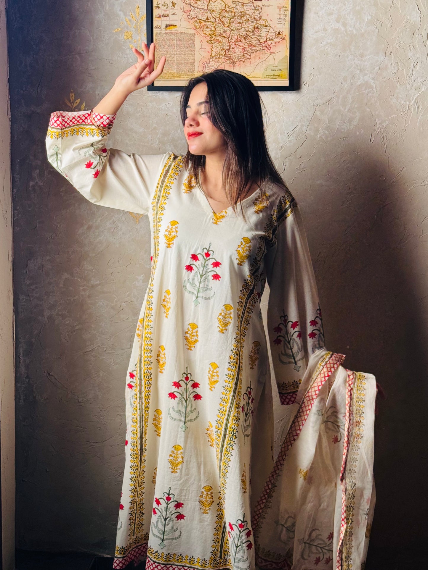 Gul-E-Rana suit set-