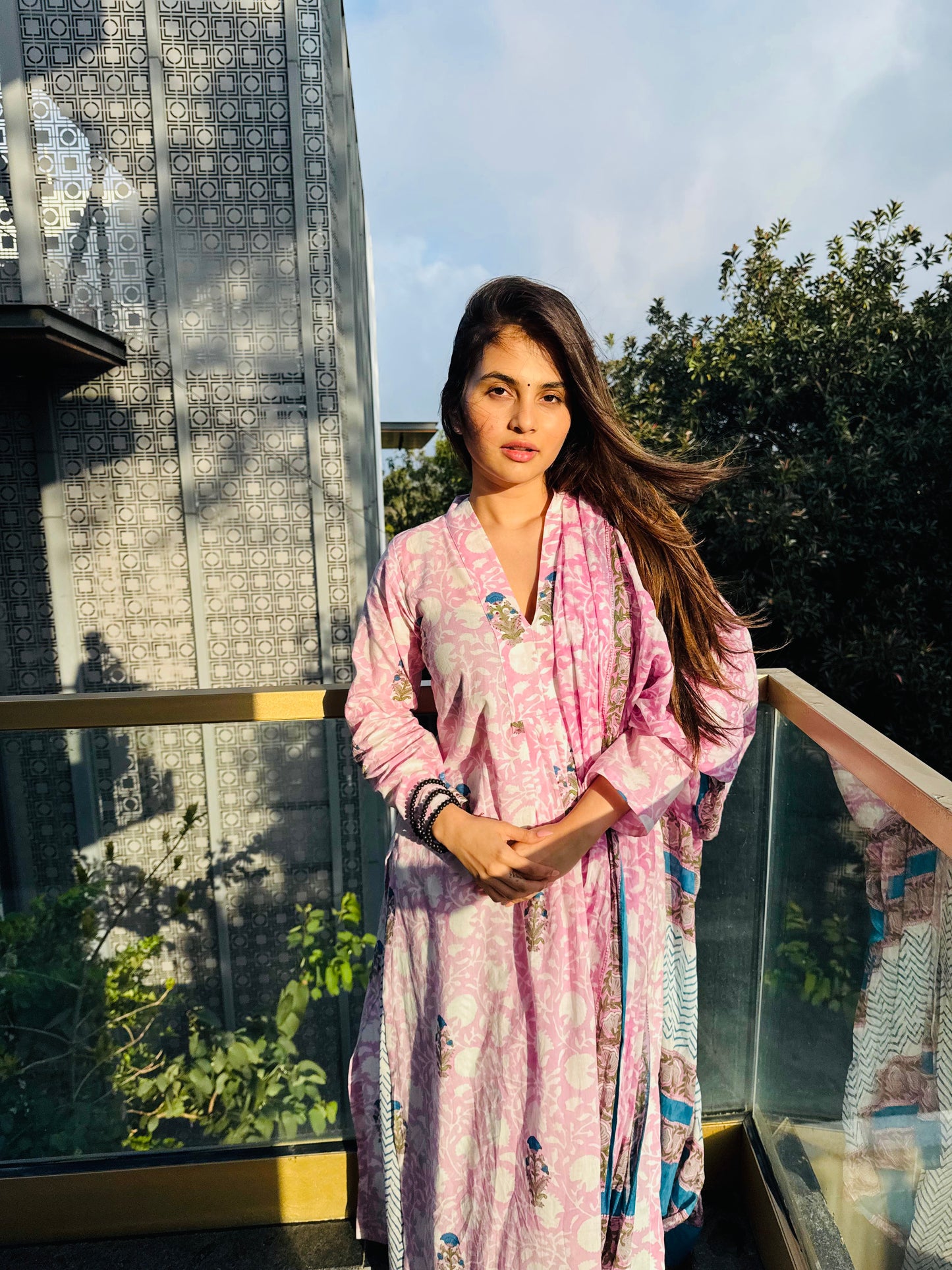 Zeenat Block Printed Kurta set