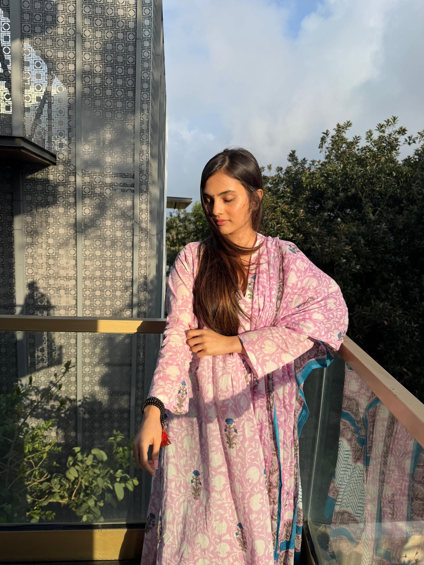 Zeenat Block Printed Kurta set