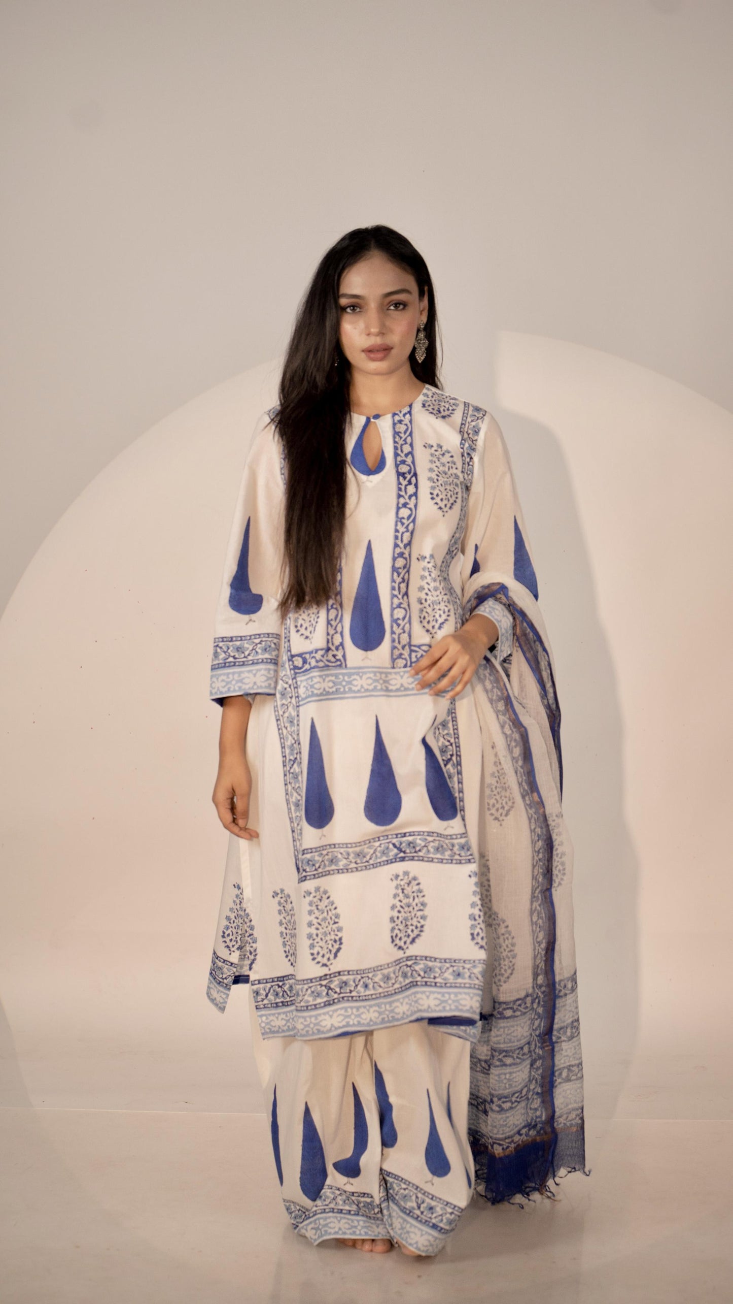 Kashraf Handblock printed suit set