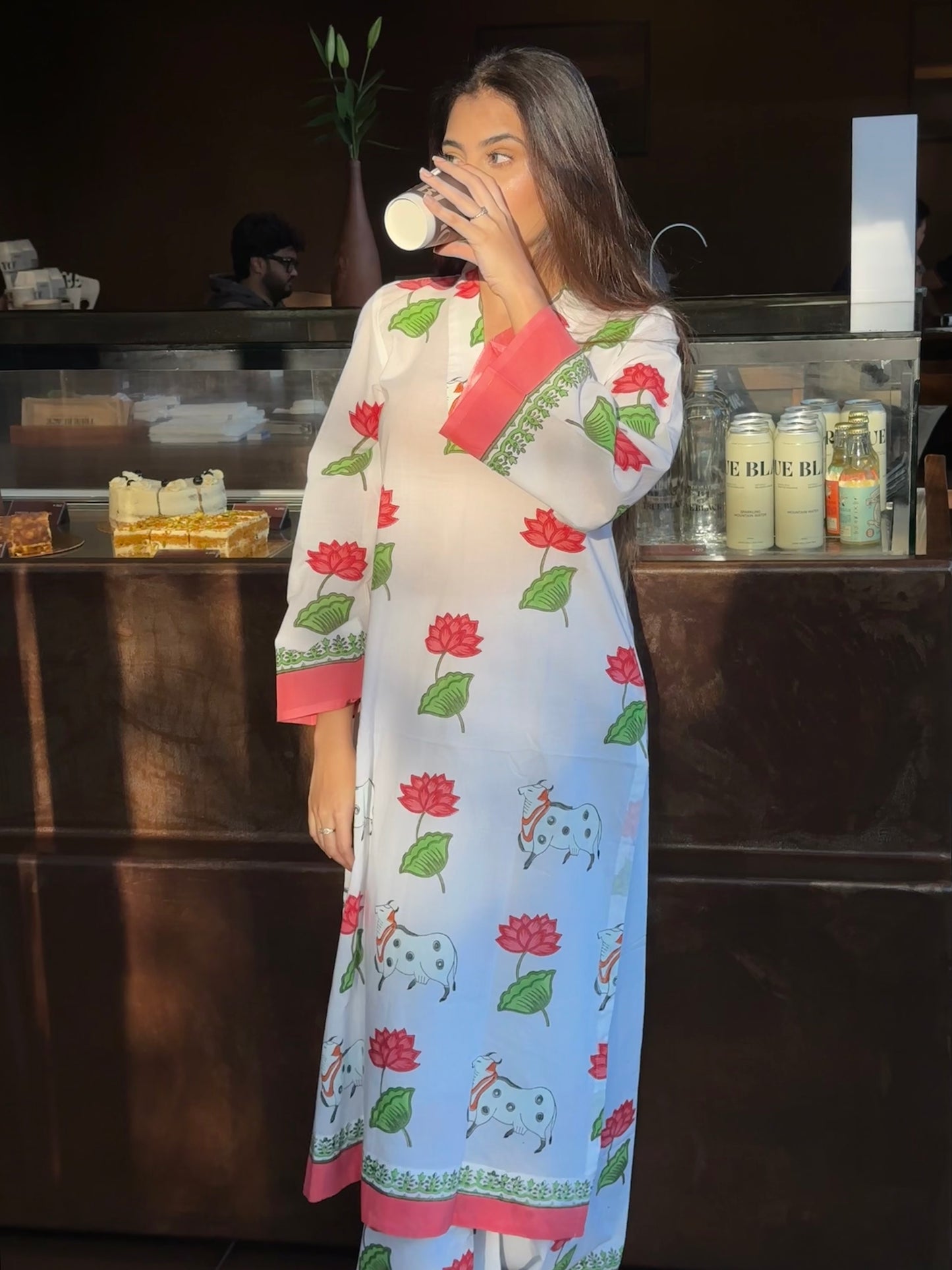 Gajgamini Handblock printed co-ord set