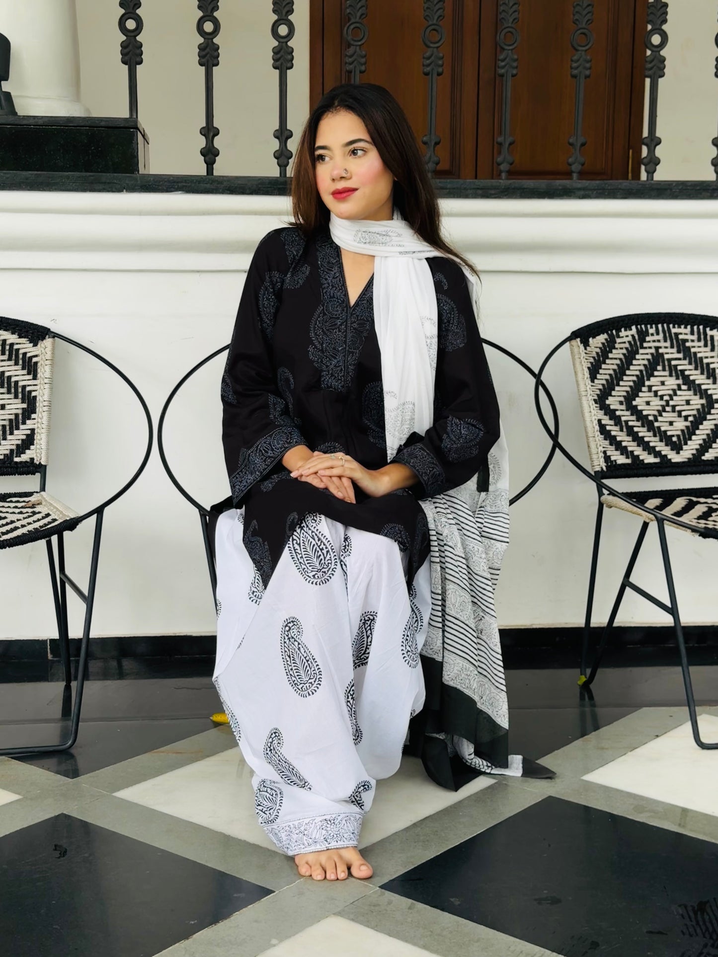 Noor-E-Nazar Farsi Salwar Set