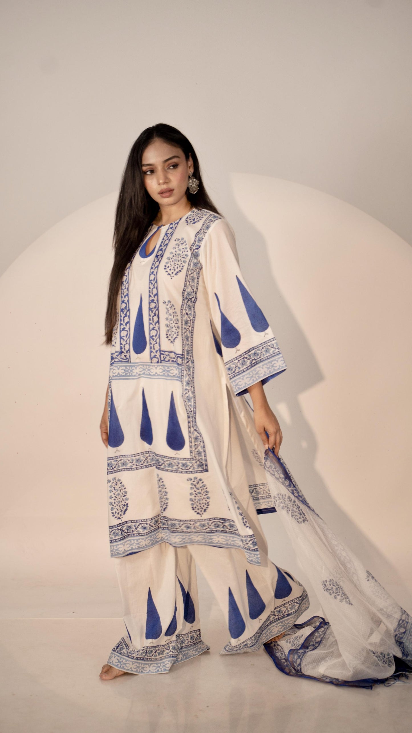 Kashraf Handblock printed suit set