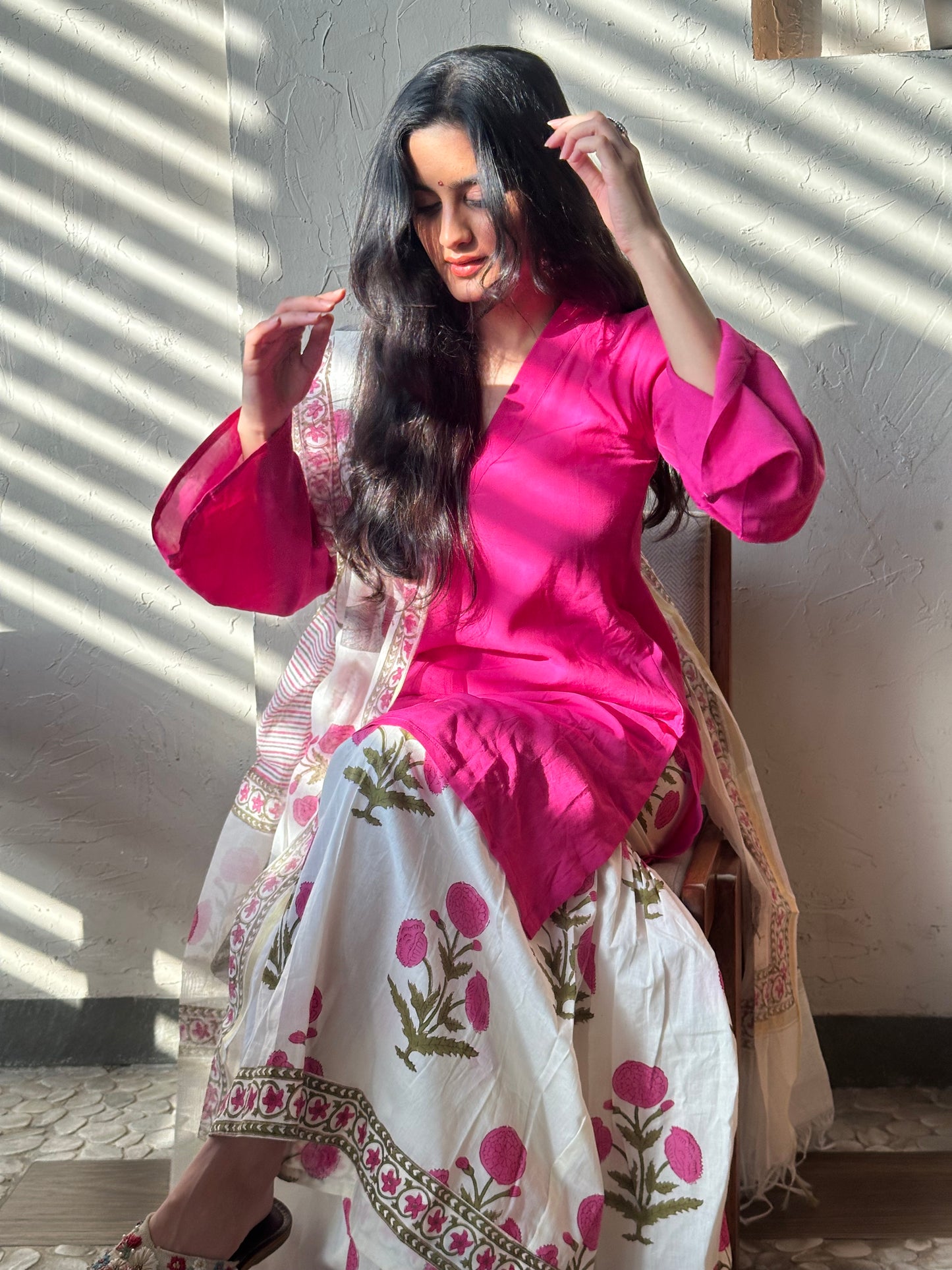 Begum-Jaan Sharara Set