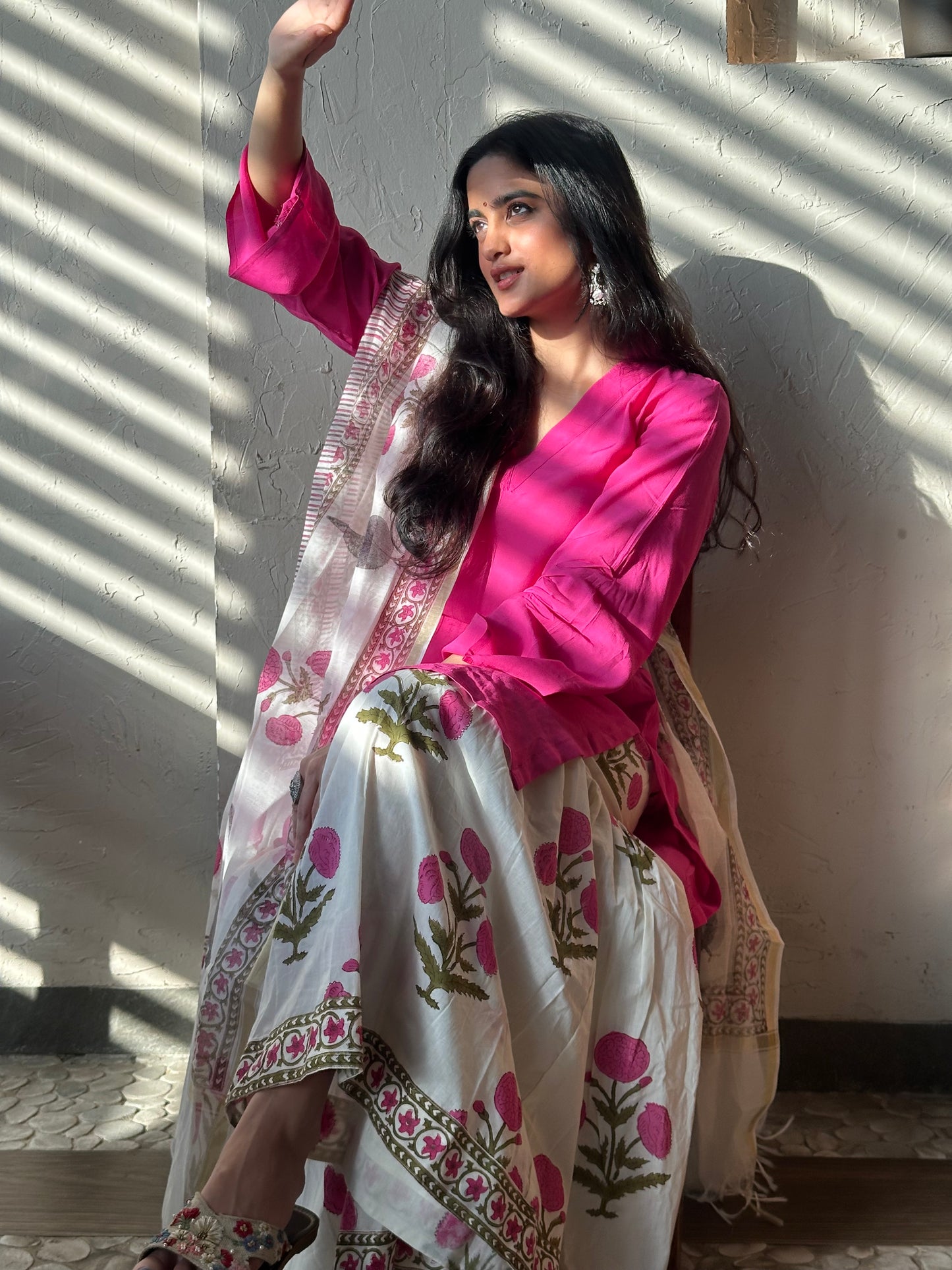 Begum-Jaan Sharara Set