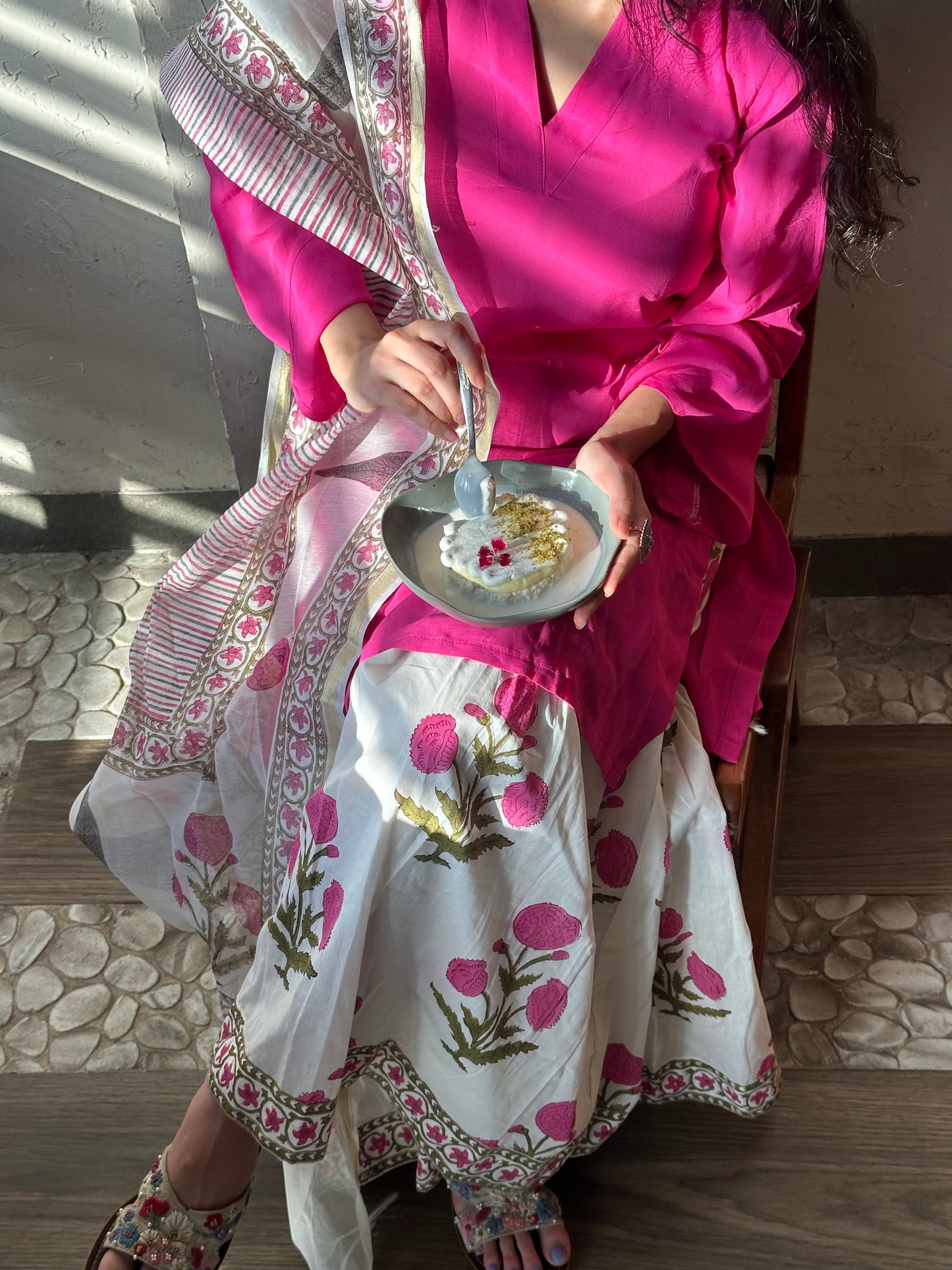 Begum-Jaan Sharara Set