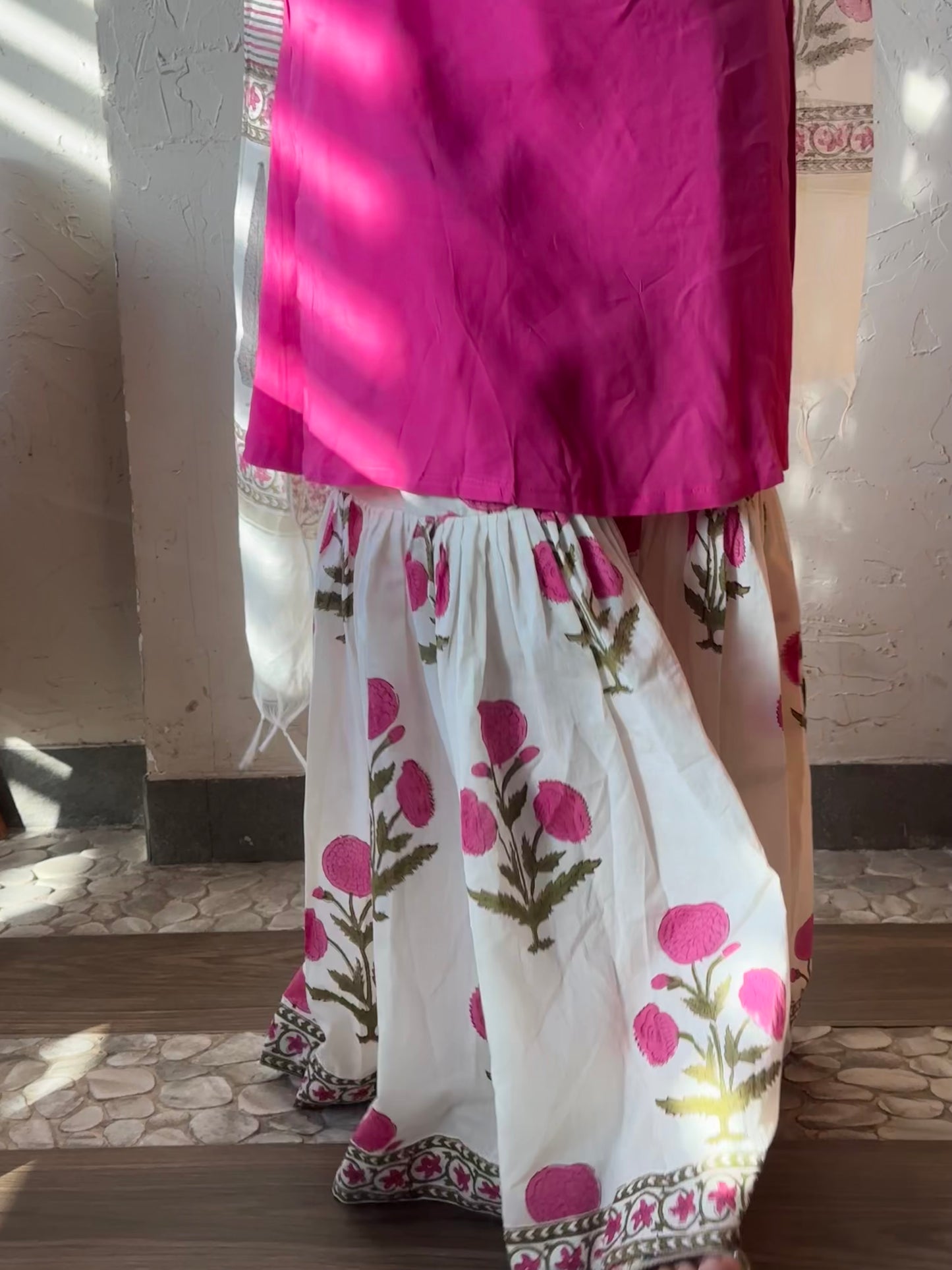 Begum-Jaan Sharara Set