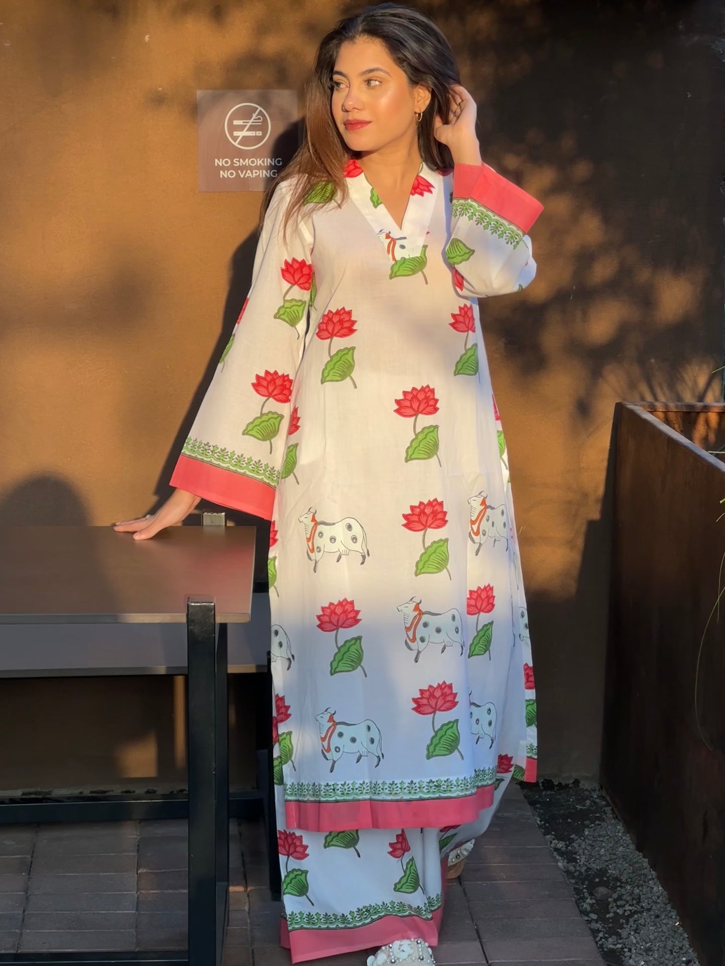 Gajgamini Handblock printed co-ord set