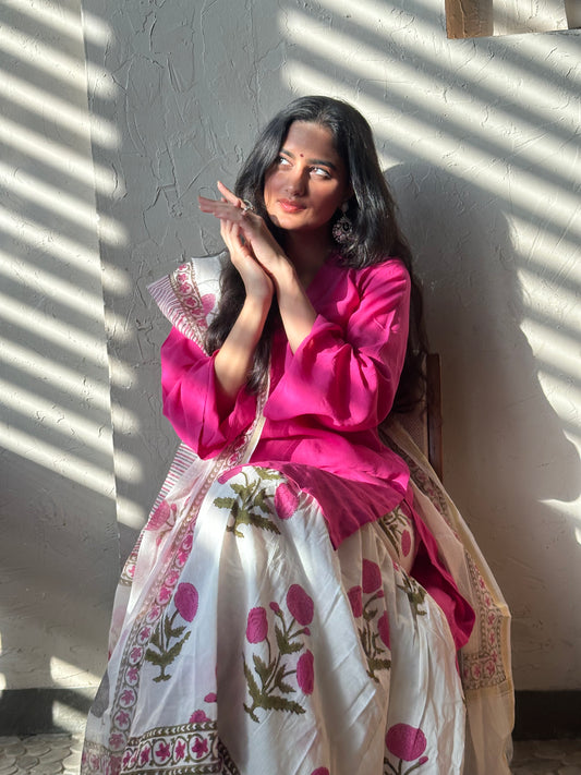 Begum-Jaan Sharara Set