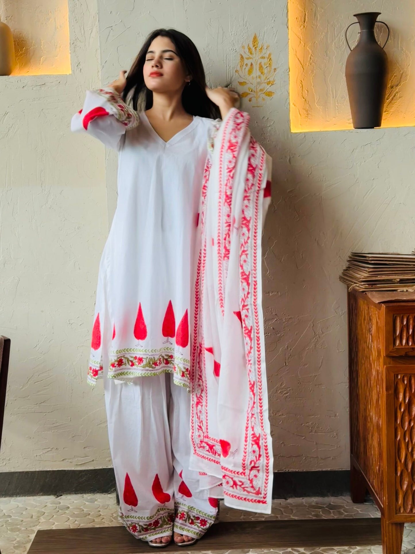 Inaaya Blockprinted Kurta Set