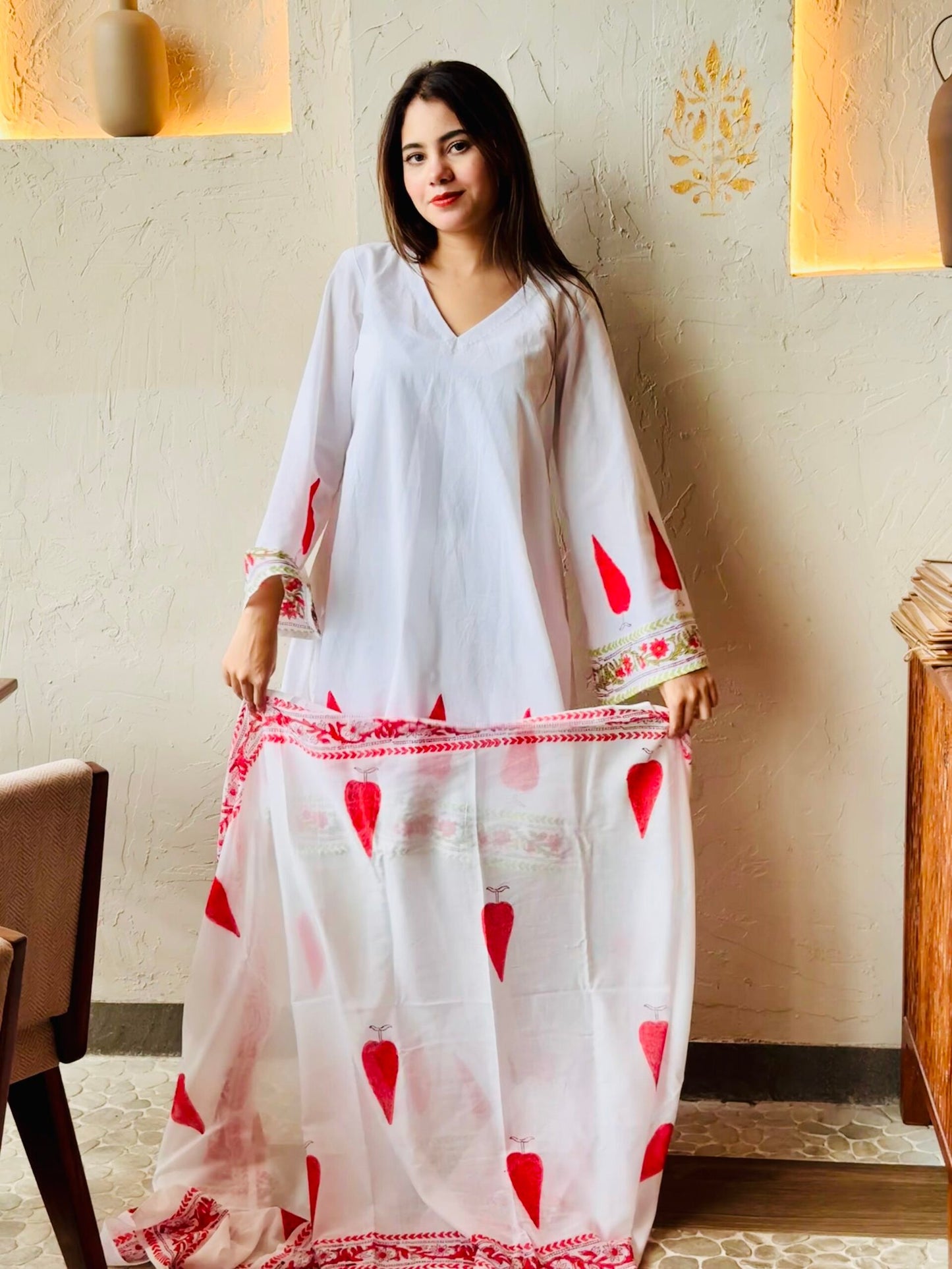 Inaaya Blockprinted Kurta Set