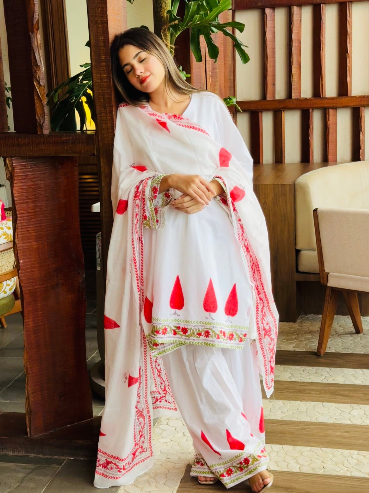 Inaaya Blockprinted Kurta Set