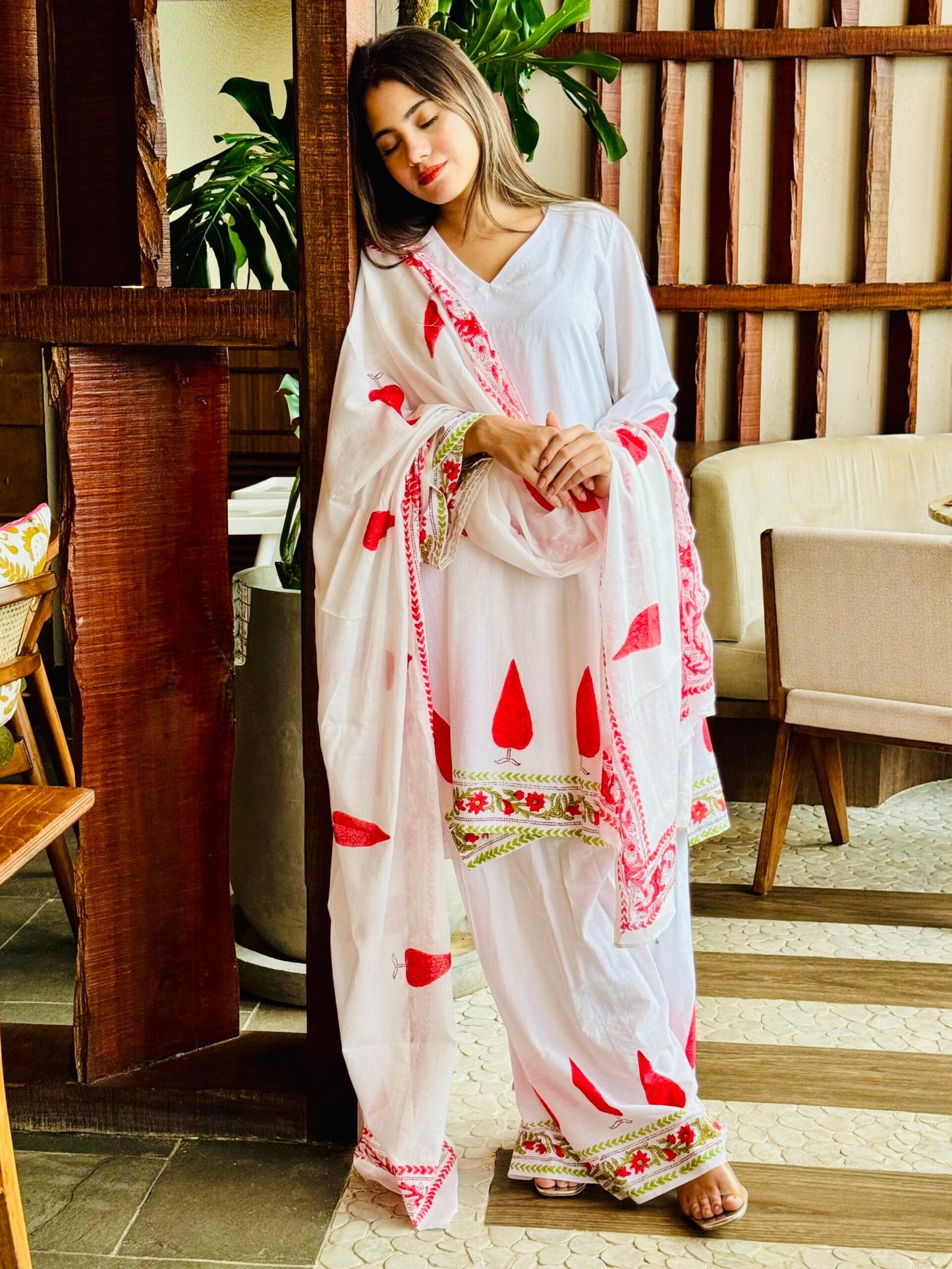 Inaaya Blockprinted Kurta Set