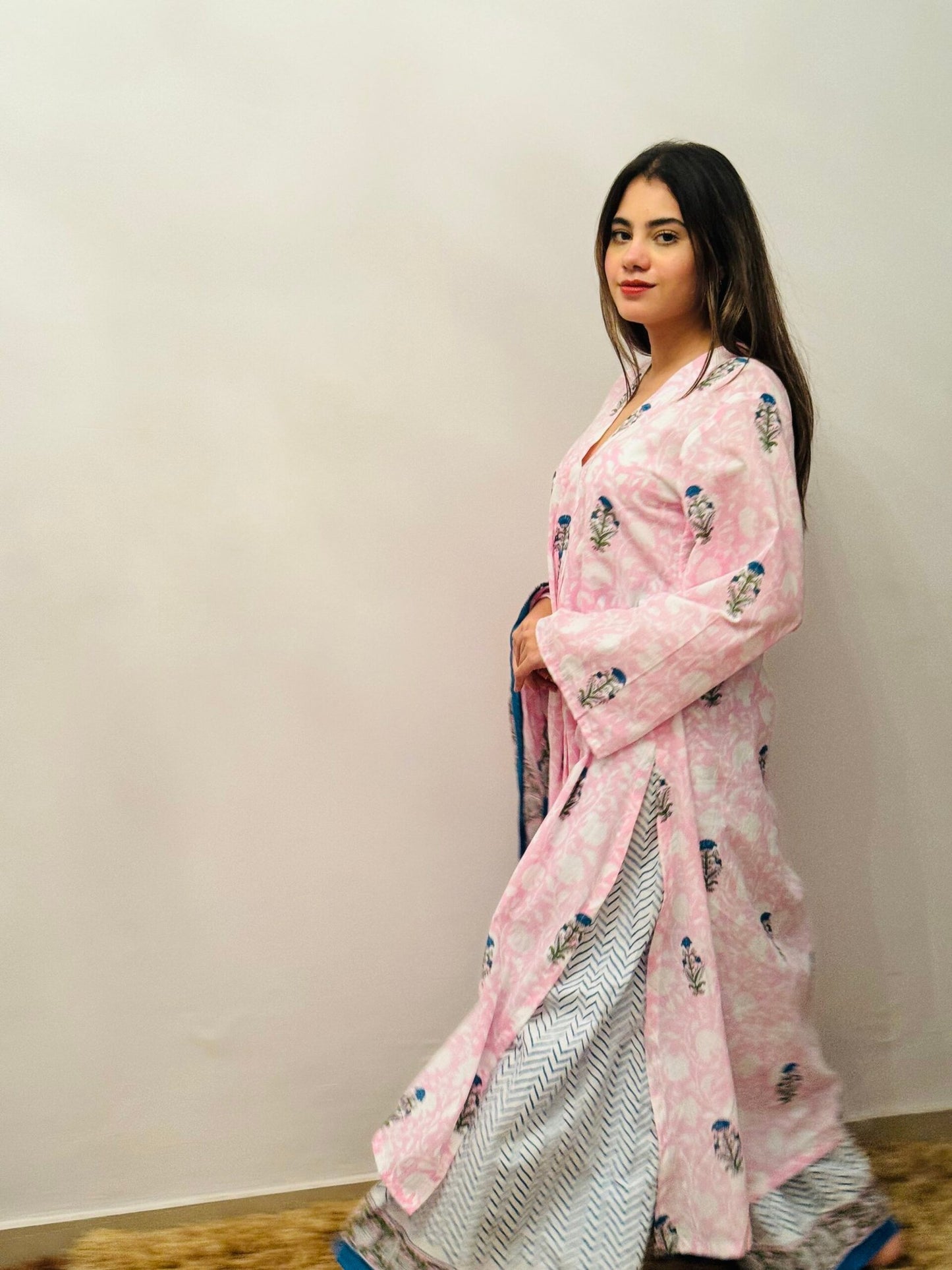 Zeenat Block Printed Kurta set