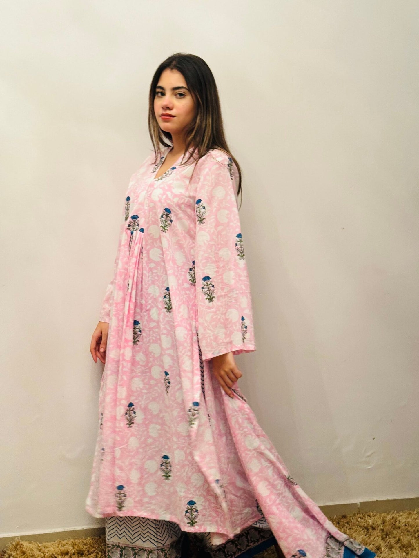 Zeenat Block Printed Kurta set